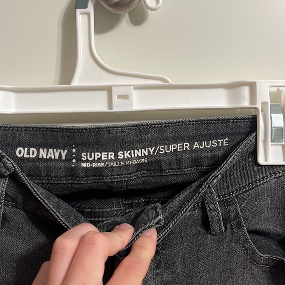 NWOT Black Super Skinny Jeans - Picture 2 of 4